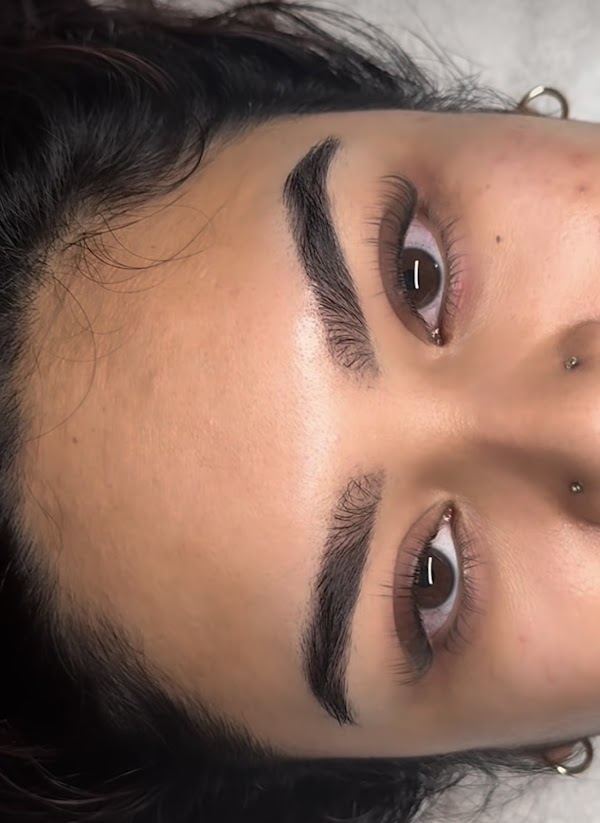 Brow lamination and tint at Ra'pôr on East 17th Street, Costa Mesa